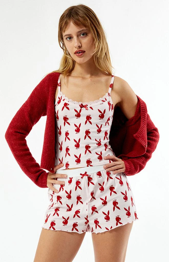Playboy By PacSun Bunny Print Sleep Shorts 1