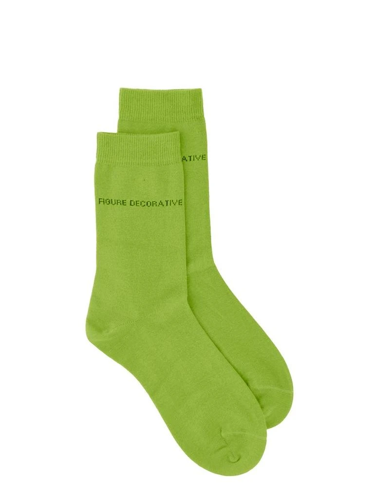 Figure Decorative Socks Green 1