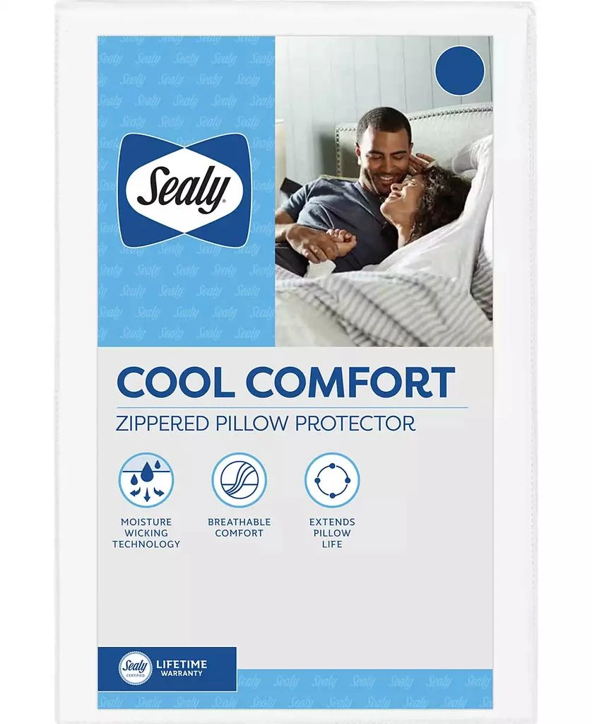 Sealy Cooling Comfort Zippered Pillow Protector 1
