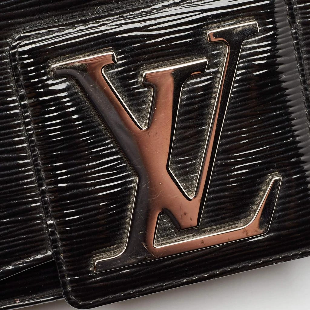 Louis Vuitton Louis Vuitton Black Electric Epi Leather Sobe Clutch 8