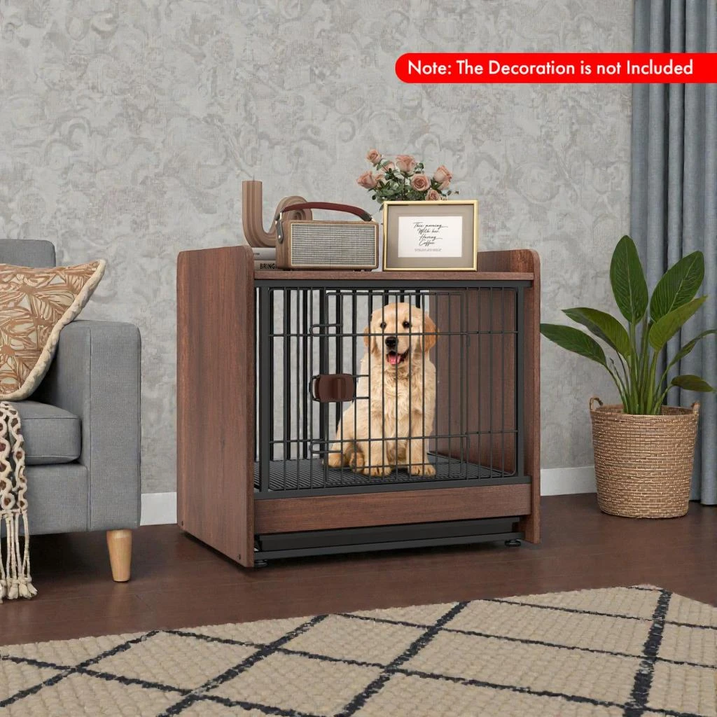 Hivvago Pet Cage for Indoor Use with Easy-Clean Tray and Secure Door 2