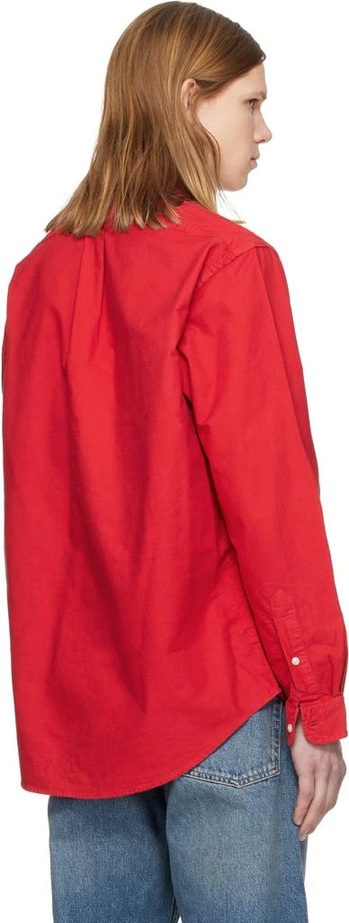 Ralph Lauren Red Garment-Dyed Oxford Shirt 3