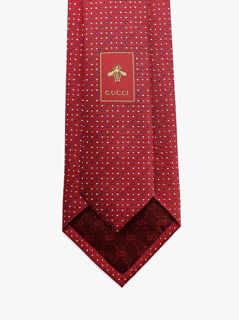 Gucci Silk tie with Gudots motif 3