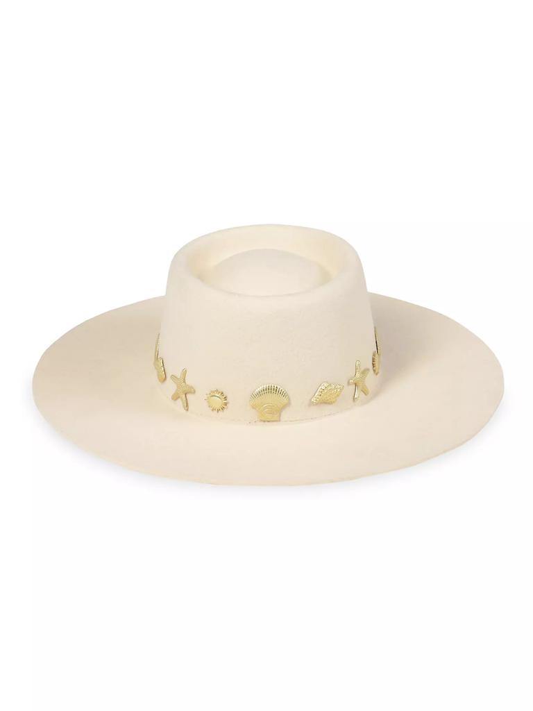 Lack of Color Seaside Wool Wide-Brim Boater Hat