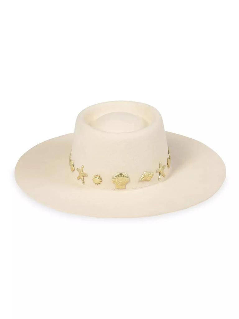 Lack of Color Seaside Wool Wide-Brim Boater Hat 1
