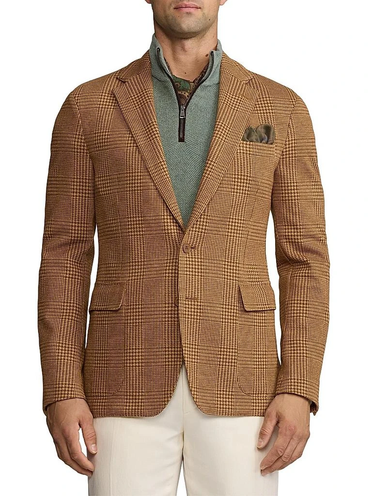 Ralph Lauren Hadley Hand-Tailored Plaid Jersey Jacket 3