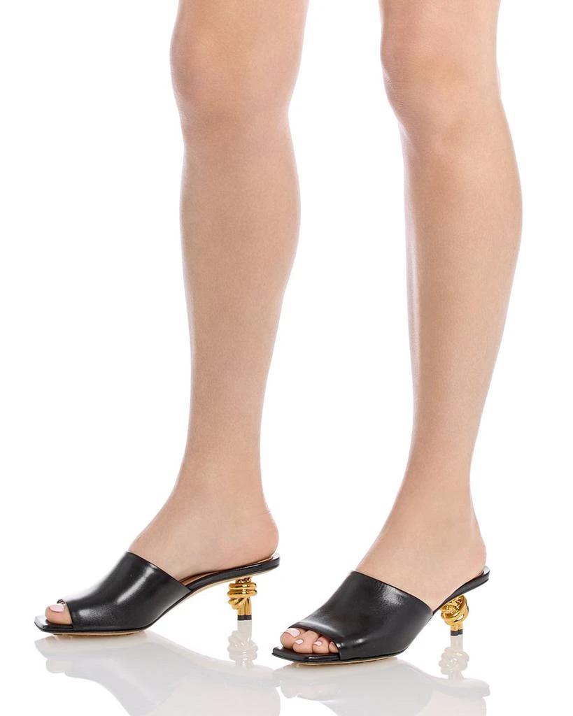 Bottega Veneta Women's Knot Low Heel Slide Sandals 2