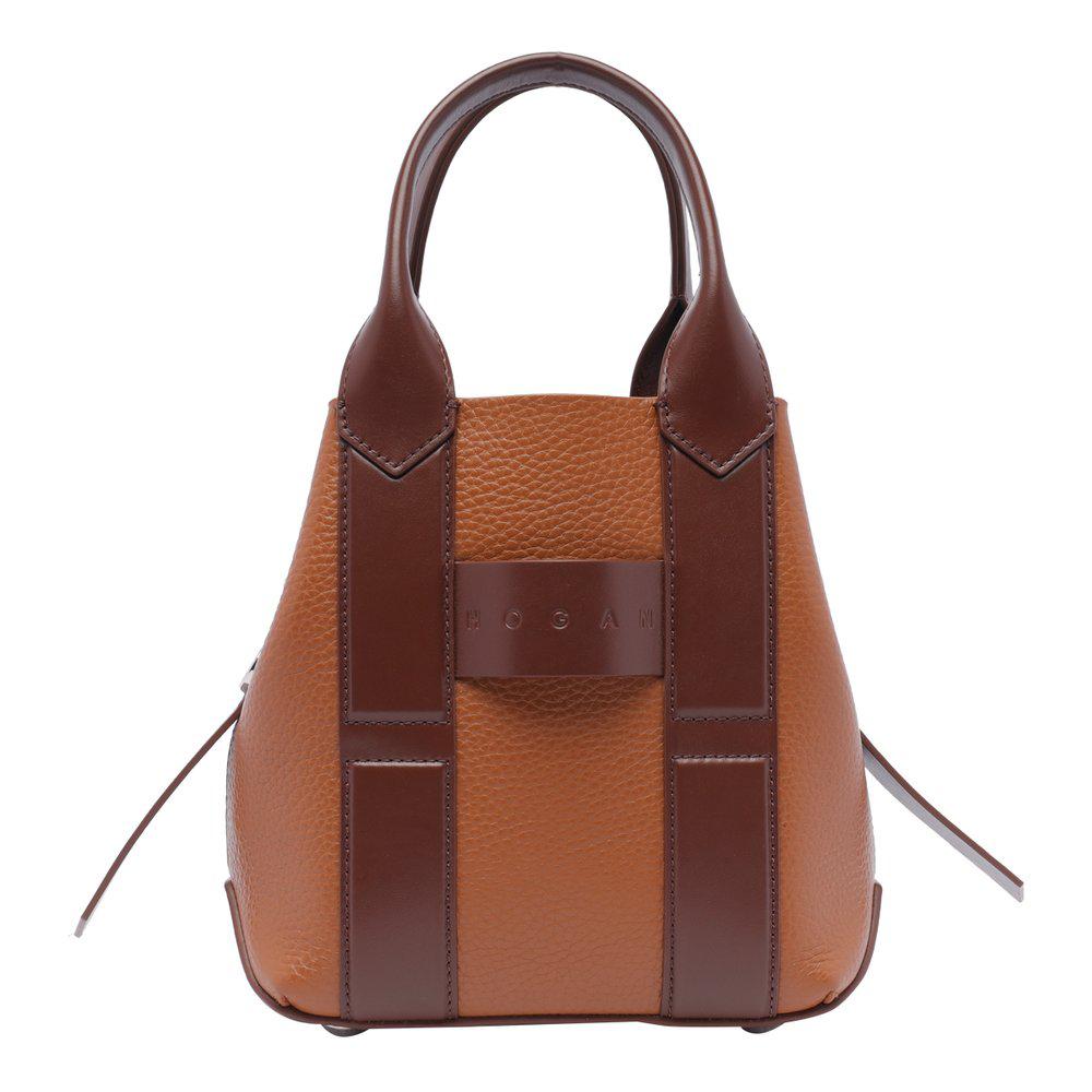 トートバッグ SMALL HOGAN SCRIPT SHOPPING Hogan Small Script Shopping Bag Hogan