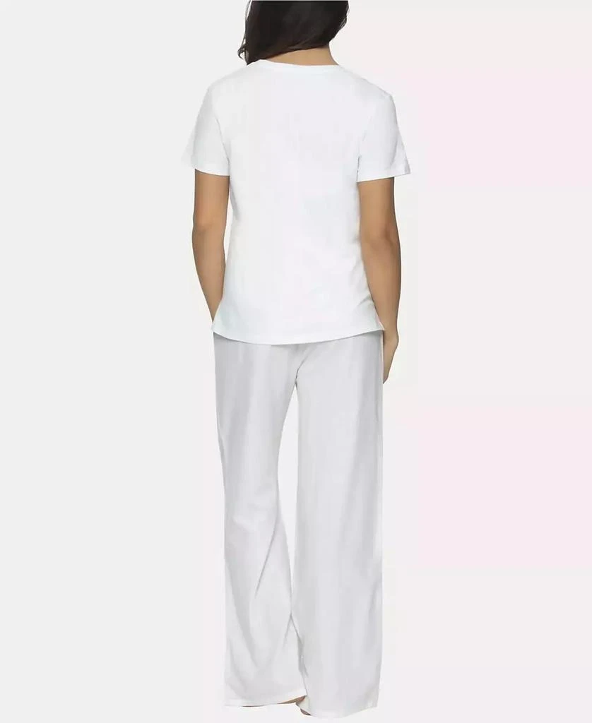 Felina Women's Mirielle 2 Pc. Short Sleeve Pajama Set 2