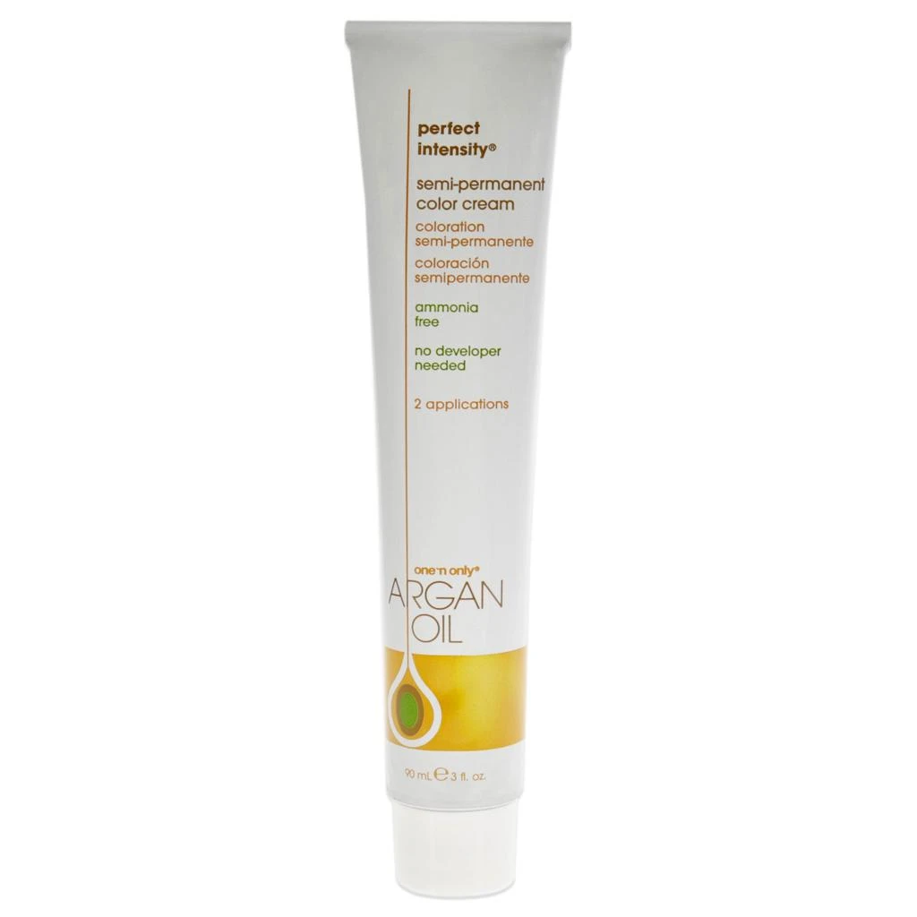 One n Only Argan Oil Perfect Intensity Semi-Permanent Color Cream - Pure Purple by  for Unisex - 3 oz Hair Color 2