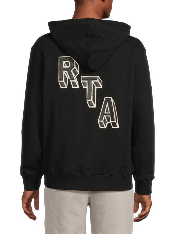 RTA Logo Cotton Hoodie 2
