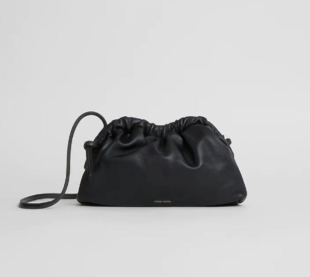 Mansur Gavriel Mini Cloud Clutch In Black 1