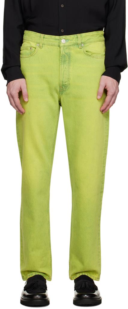 Won Hundred Green Bill Jeans