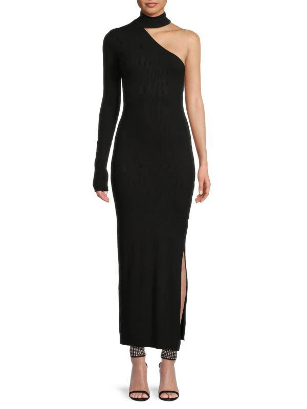 The Range Turtleneck Slit Maxi Dress 1
