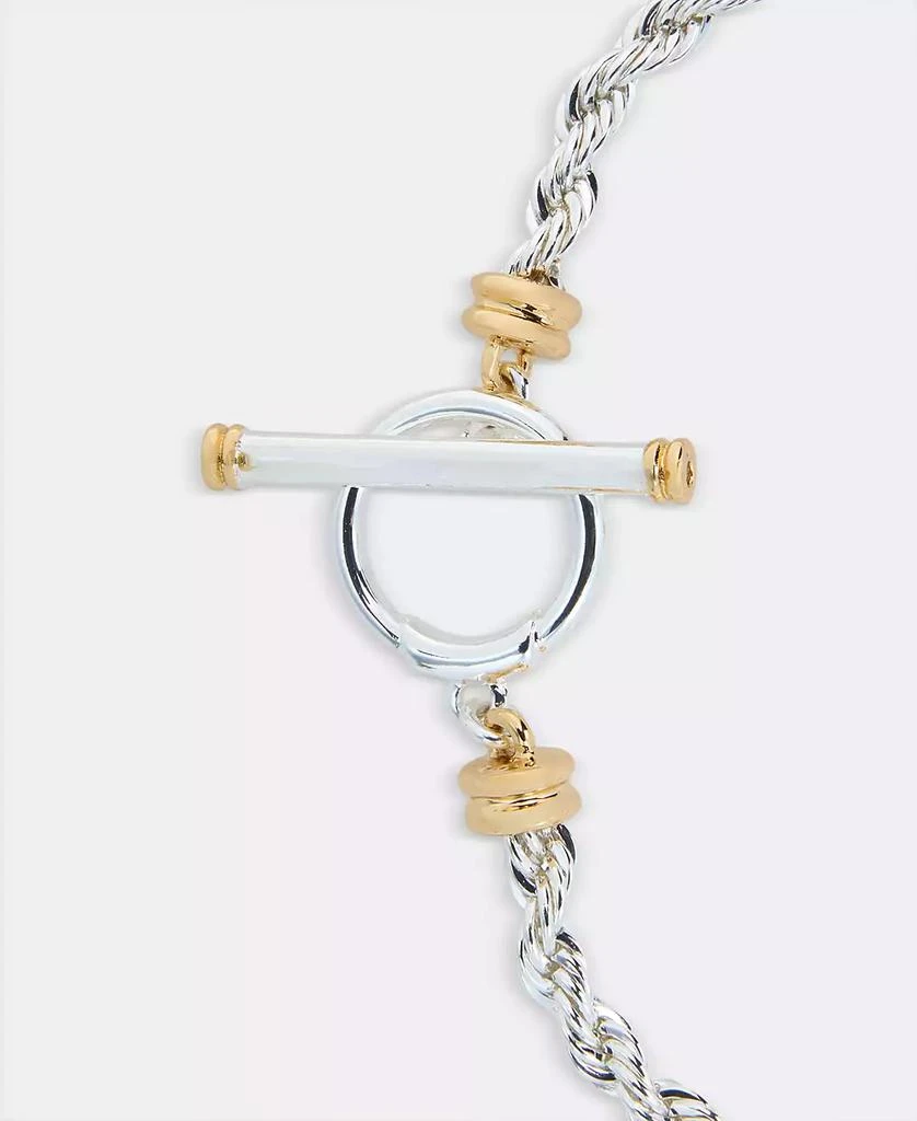 Ralph Lauren Two-Tone Rope Link Toggle Bracelet 2
