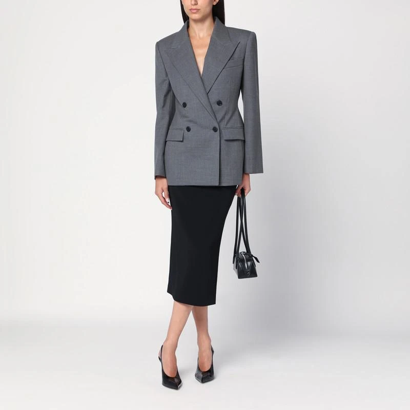 Givenchy Grey double-breasted wool jacket 2