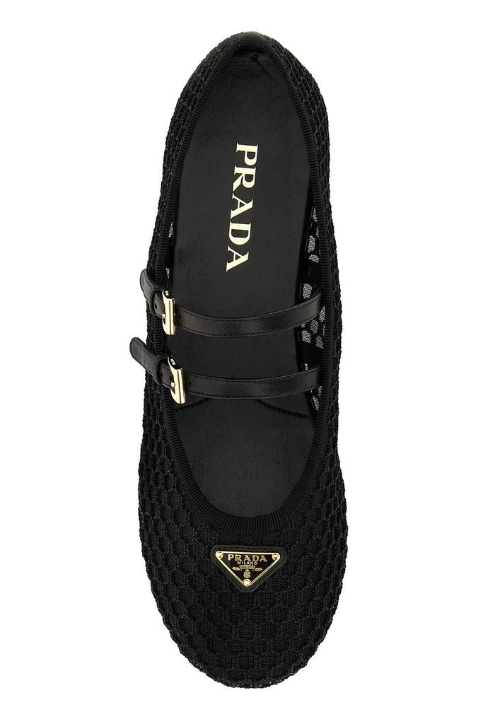 Prada Black mesh ballerinas 3