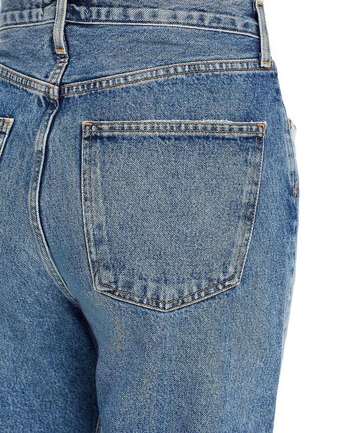 AGOLDE '90s Pinch Waist High Rise Straight Jeans in Hooked 4