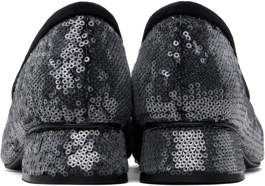 PAULA CANOVAS DEL VAS Black Diablo Ballerina Flats