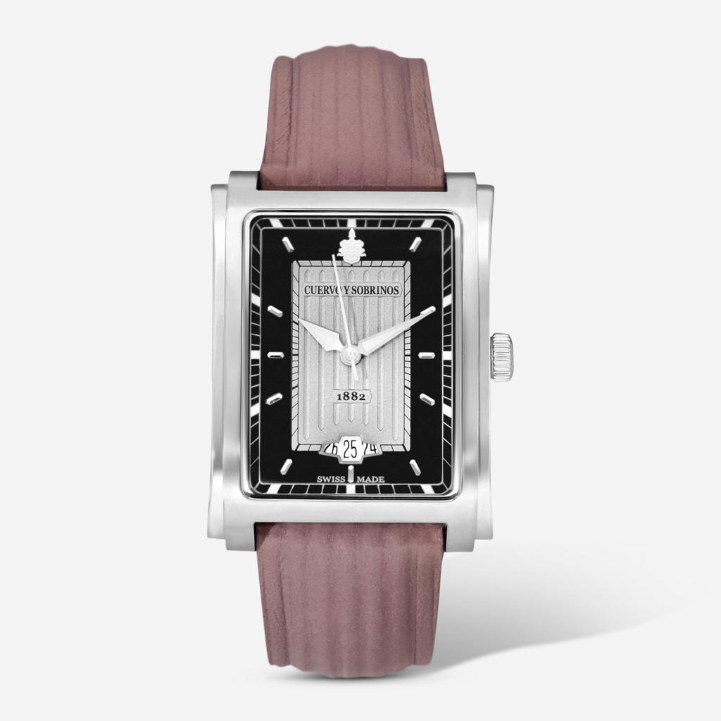 CUERVO Y SOBRINOS Cuervo Y Sobrinos Prominente Clasico Stainless Steel 32 x 43mm Automatic Unisex Watch 1015.1GN