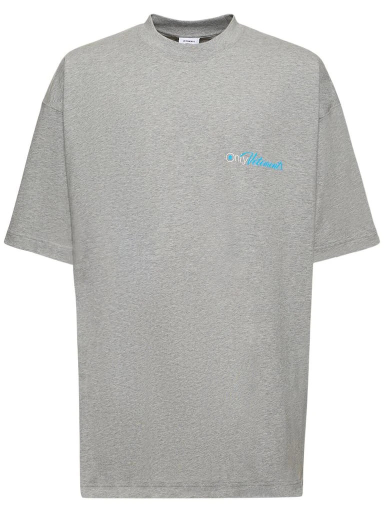 VETEMENTS Only Vetements Printed Cotton T-shirt