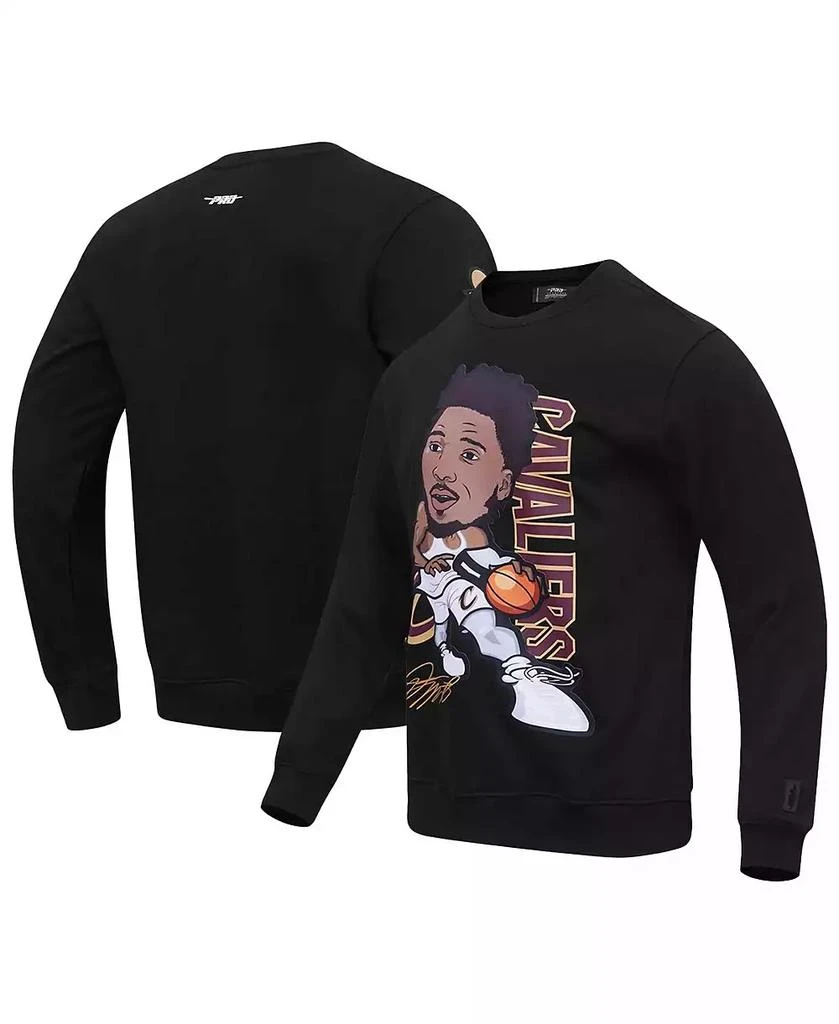 Pro Standard Men's Donovan Mitchell Black Cleveland Cavaliers Avatar Pullover Sweatshirt 1