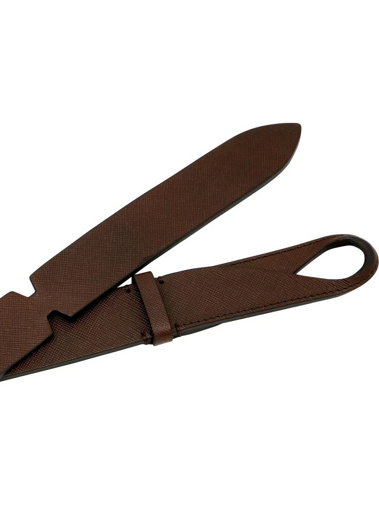 ORCIANI Orciani Saffiano Nobuckle Belt 2
