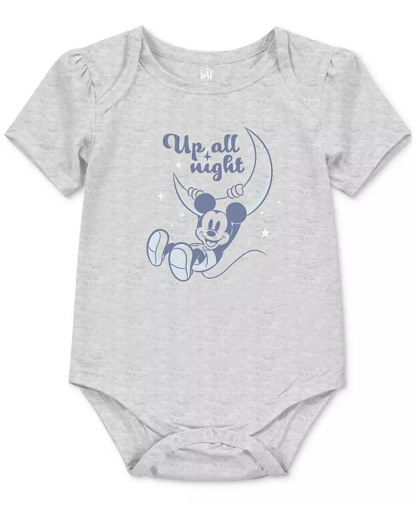Disney Baby Mickey Mouse Short-Sleeve Bodysuits, 3 Pack