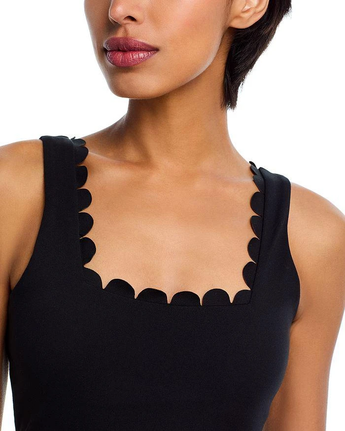 AQUA AQUA Scallop Edge Square Neck Tank Top - Exclusive 5
