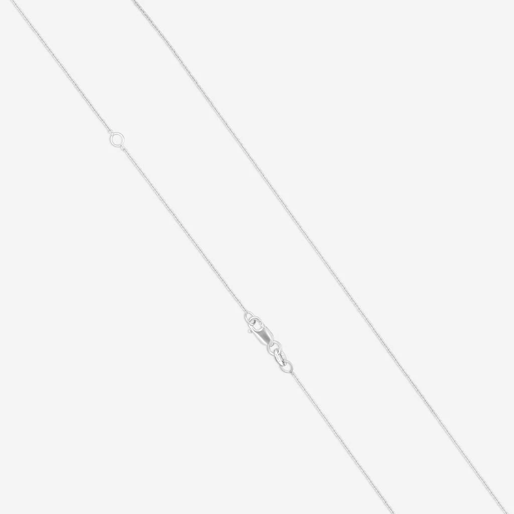 Roberto Coin Roberto Coin 18K White Gold Diamond & Blue Sapphire Pendant Necklace 6520084AW18S2 3