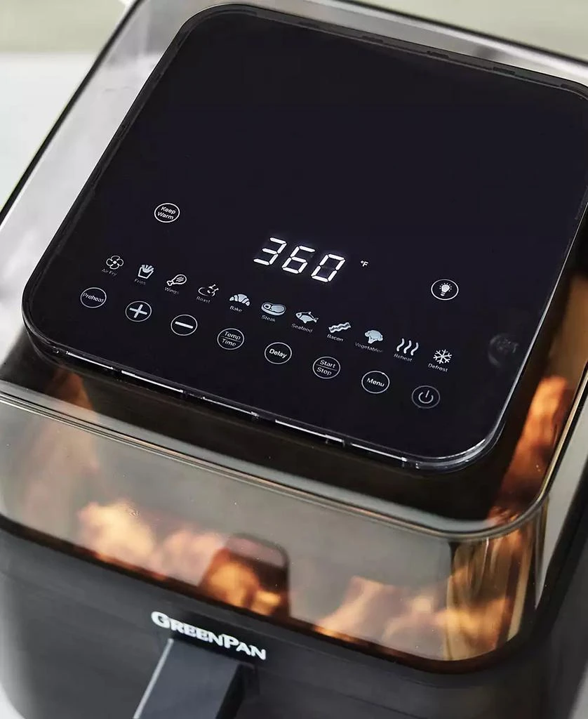 Greenpan Bistro 7 Quart 360° Clear View Air Fryer 4