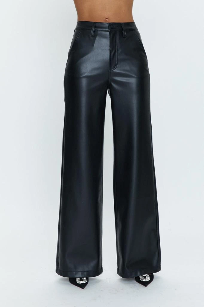 Pistola Denim Lana High Rise Ultra Wide - Slate Black 2