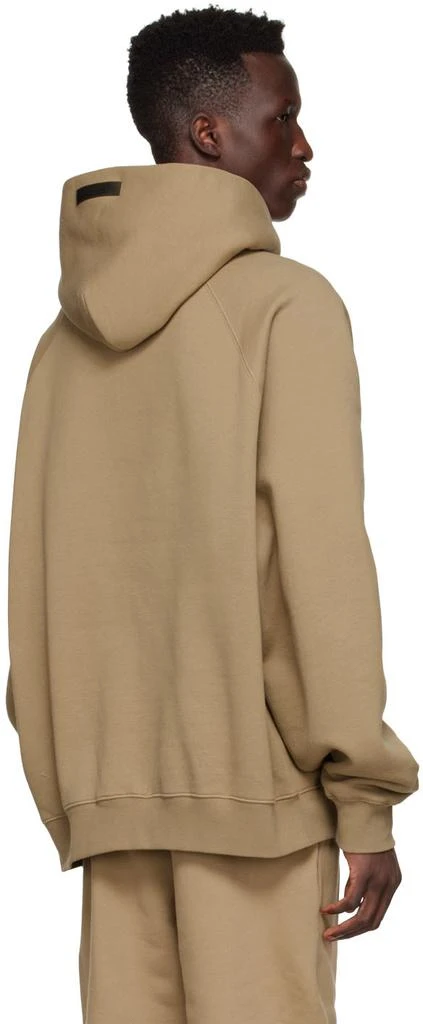 Essentials Tan Cotton Hoodie 3