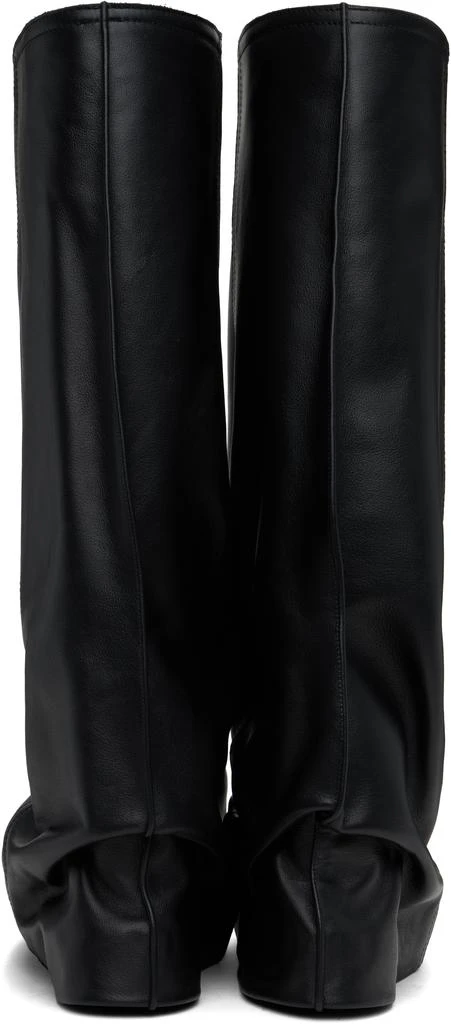 Sacai Black Leather Pants Medium Tall Boots 2