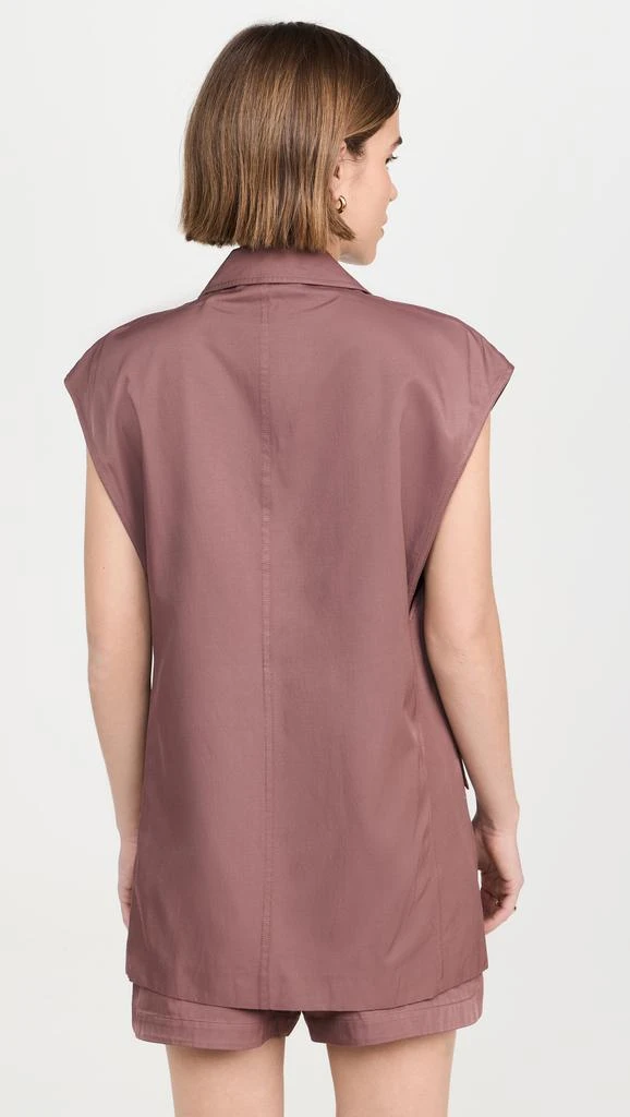 Drapey Suiting Oversized Double Breasted Vest – On Sale Now with