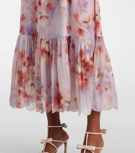 Zimmermann Crush floral belted midi dress 5