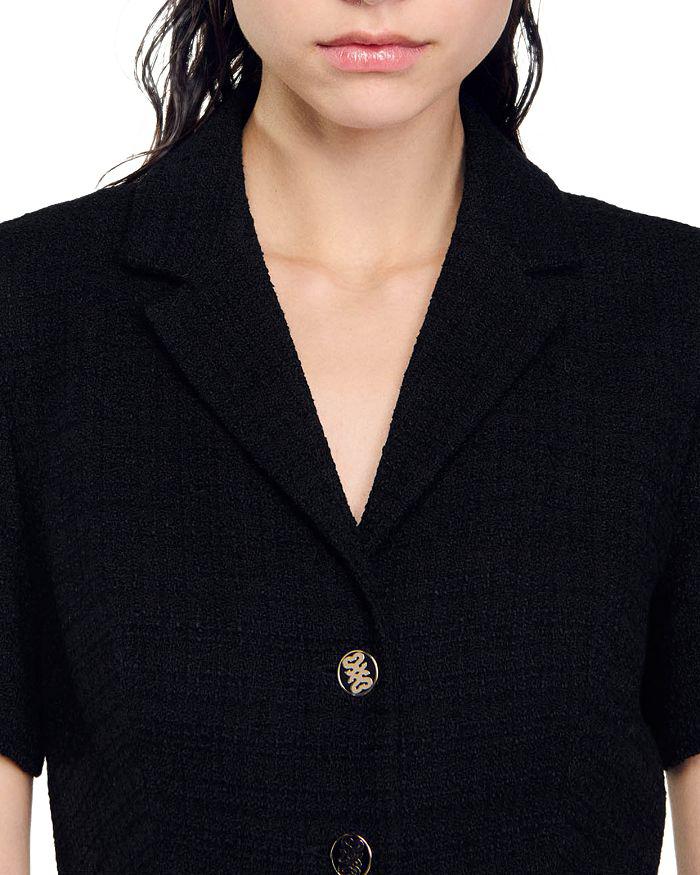 Sandro Raphaelle Tweed Mini Dress