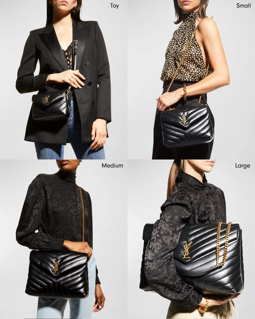 Yves Saint Laurent Loulou Small YSL Shoulder Bag in Quilted Leather 2