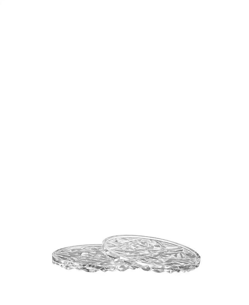 Orrefors Carat Coaster Barware Pair 1
