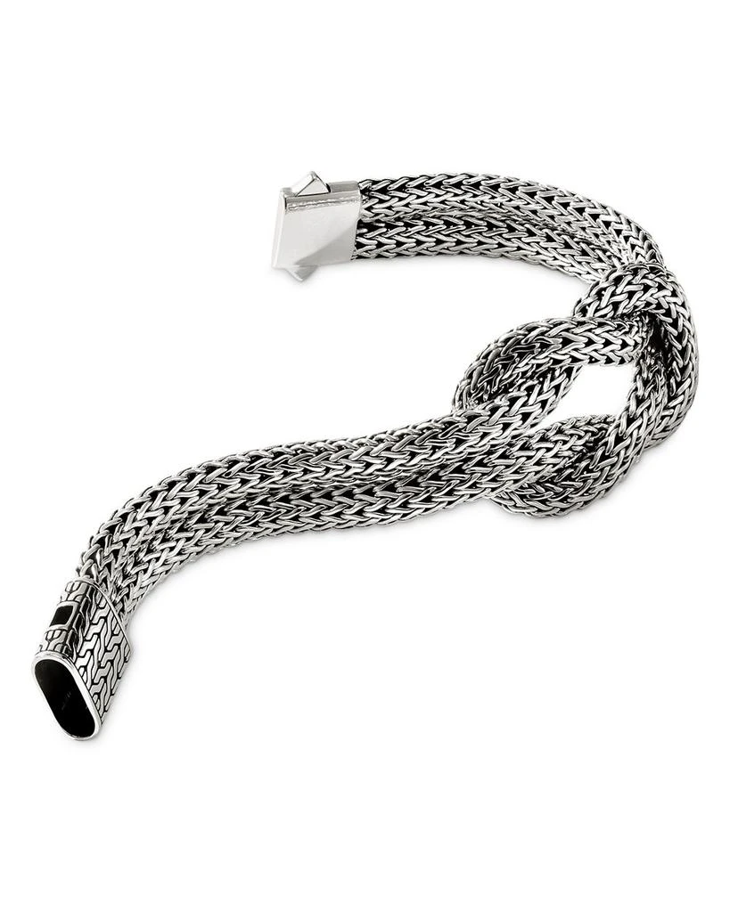 John Hardy Sterling Silver Classic Chain Love Knot Woven Link Bracelet 4