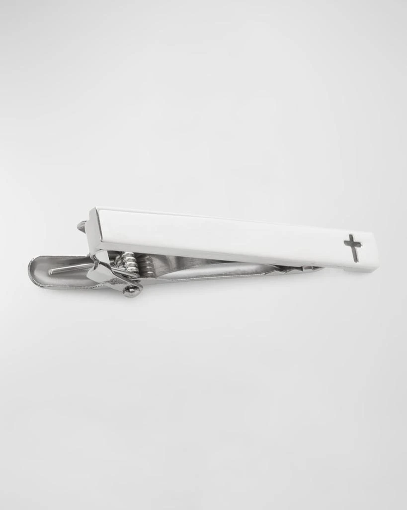 Cufflinks Inc. Men's Stainless Steel Cross Cutout Tie Clip 3