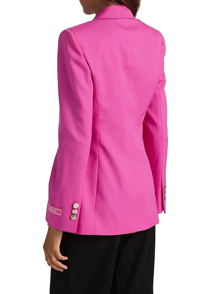 Versace Stretch Wool Gabardine Jacket 5