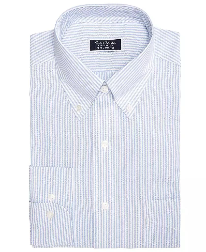 Club Room Men's Regular Fit University Stripe Dress Shirt, Created for Macy's 7