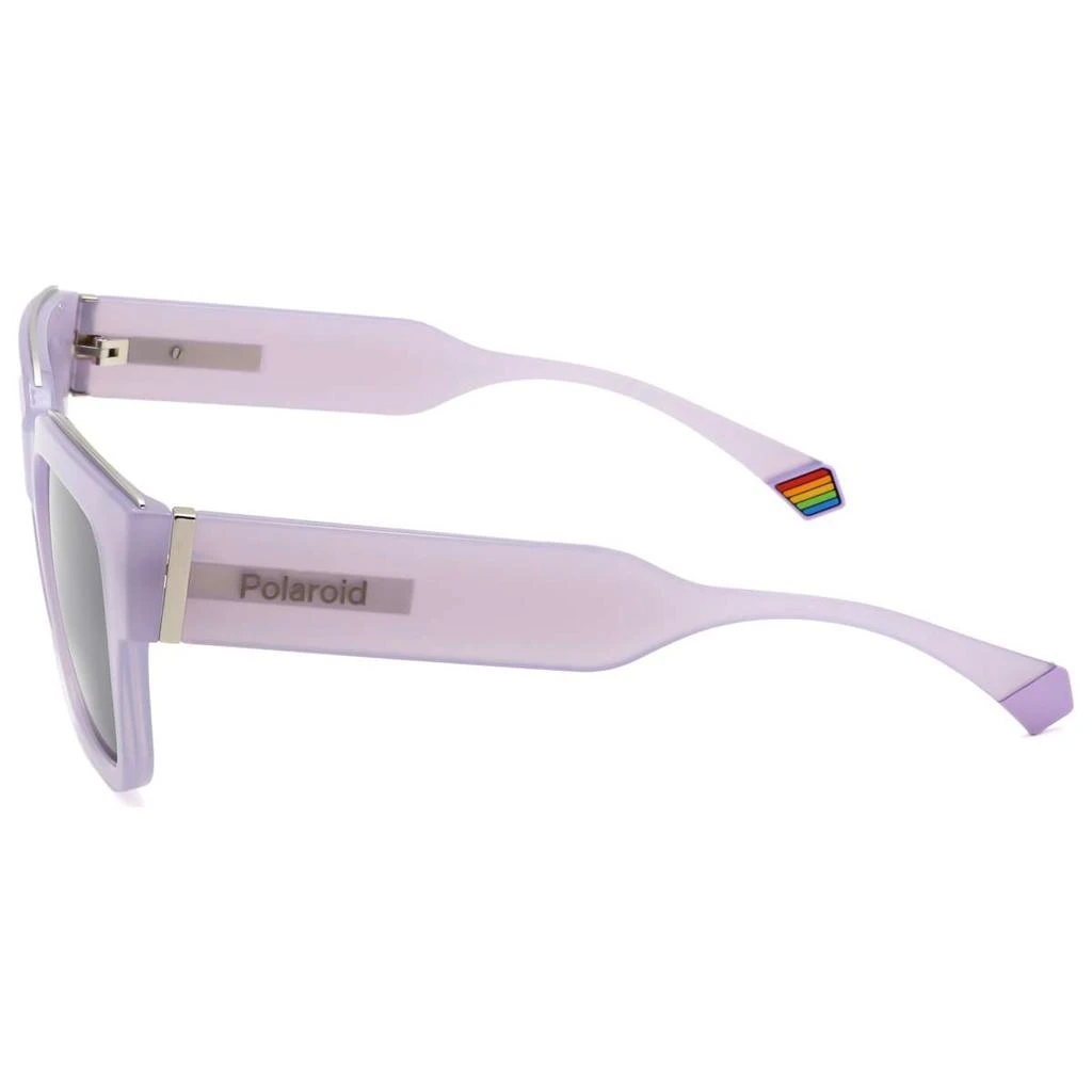 Polaroid Polaroid Unisex Purple Rectangular Polarized Sunglasses 3
