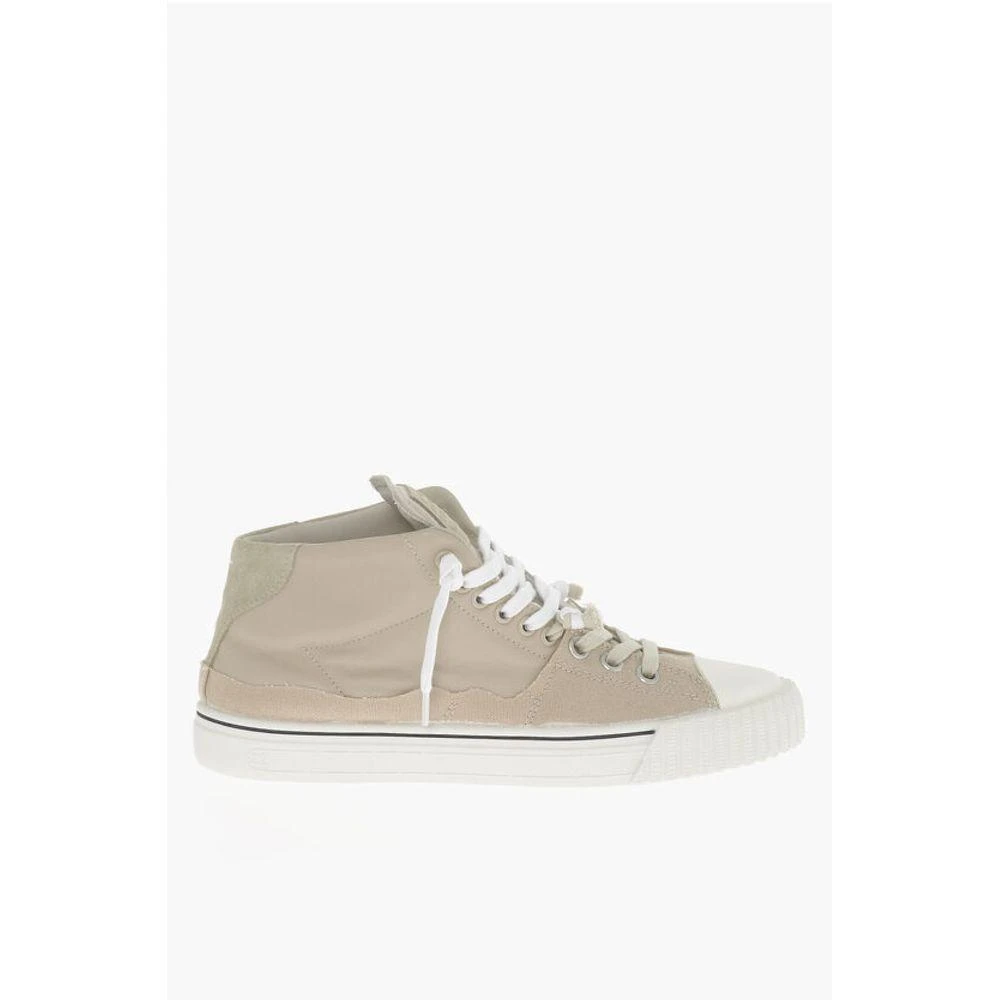 MAISON MARGIELA MM22 Distressed Effect Leather High-Top Men's Sneakers 3