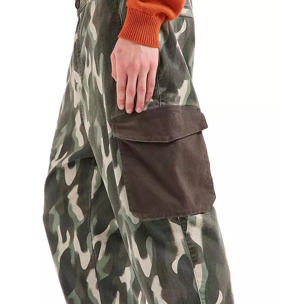 Armani Exchange Men's Men's Tapered Camo-Print Cargo Pants 3