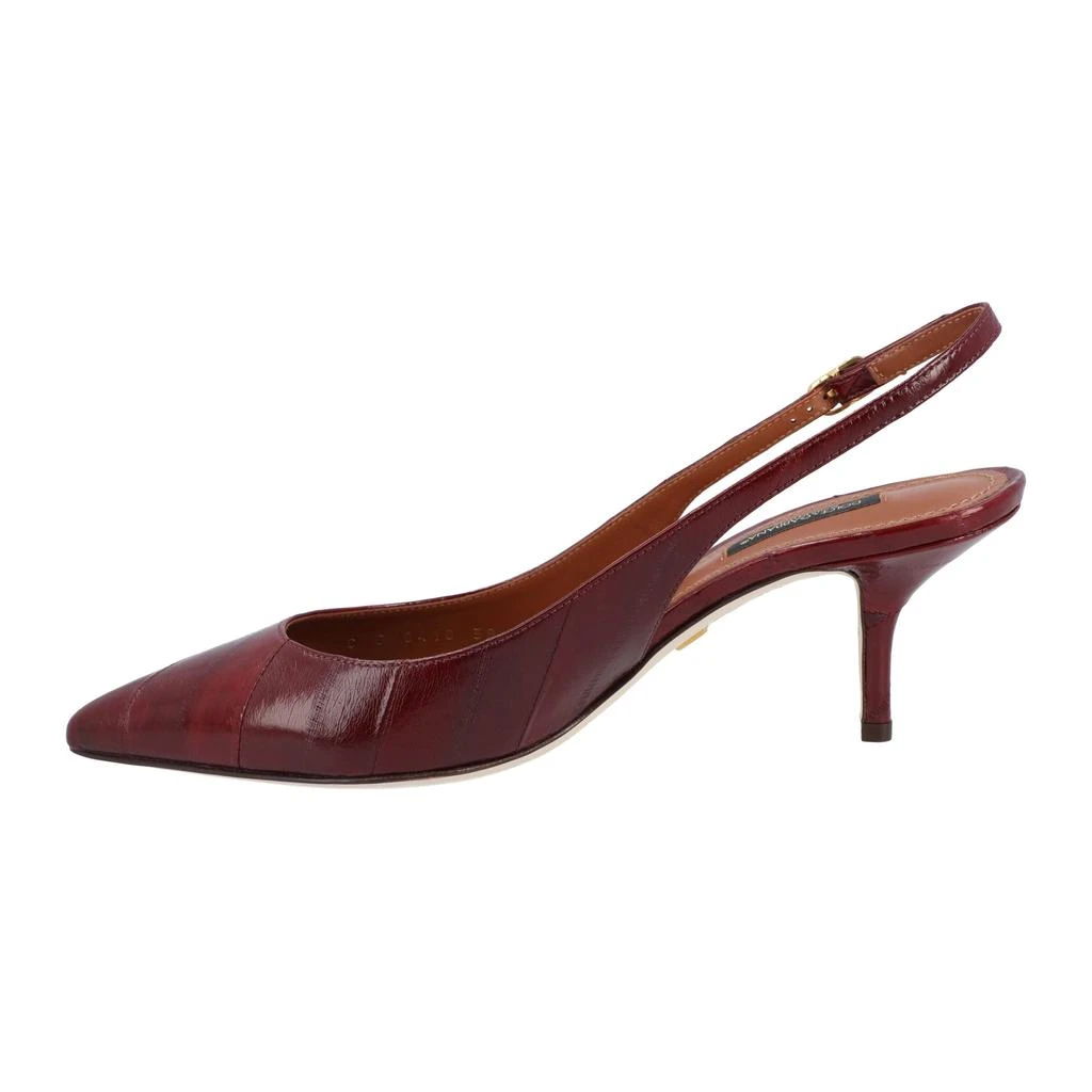 Dolce & Gabbana Dolce & Gabbana Slingback Pumps in eel leather in red 1