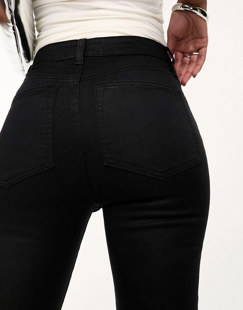ASOS ASOS DESIGN sculpting super stretch flare jeans in black 3