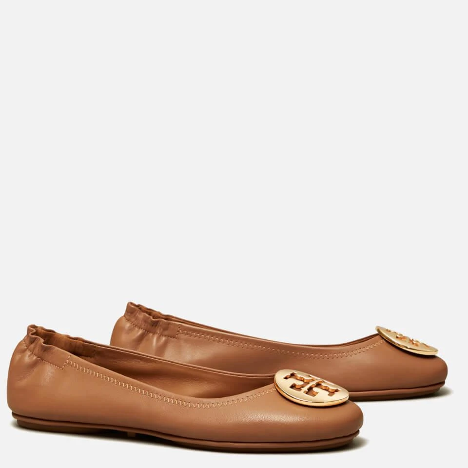 Tory Burch TORY BURCH WOMEN'S MINNIE LEATHER BALLET FLATS 3