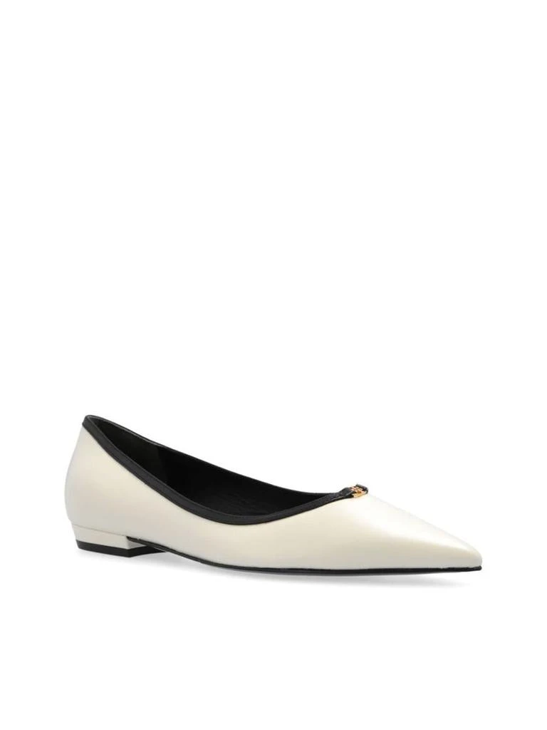Tory Burch Tory Burch Double T Buckle Pointed Toe Flat Shoes 5